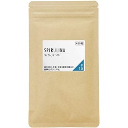 Чистая спирулина в таблетках для укрепления здоровья Nichie Spirulina 100%