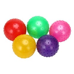 Мяч "С колючками", ПВХ, 15см, разные цвета